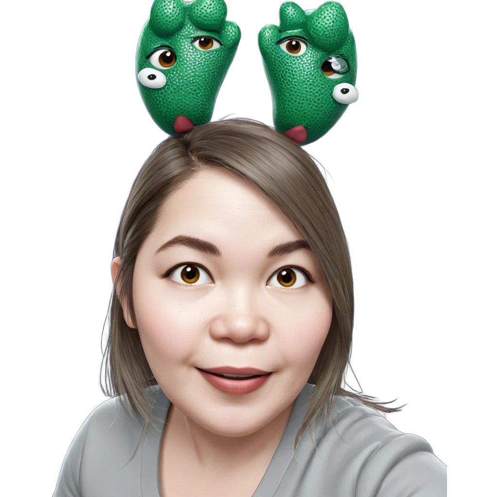 realistic portrait of girl emoji