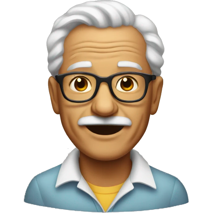Rich grandfather  emoji
