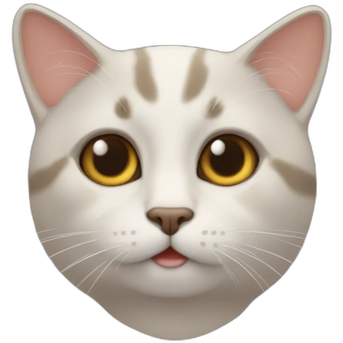 Gato bebendo leite emoji