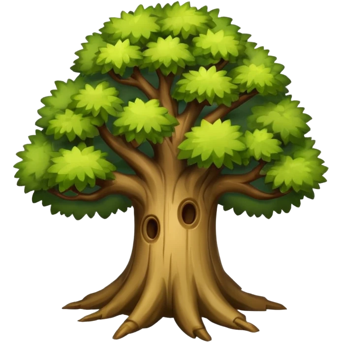 old tree  emoji