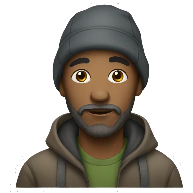 homeless emoji