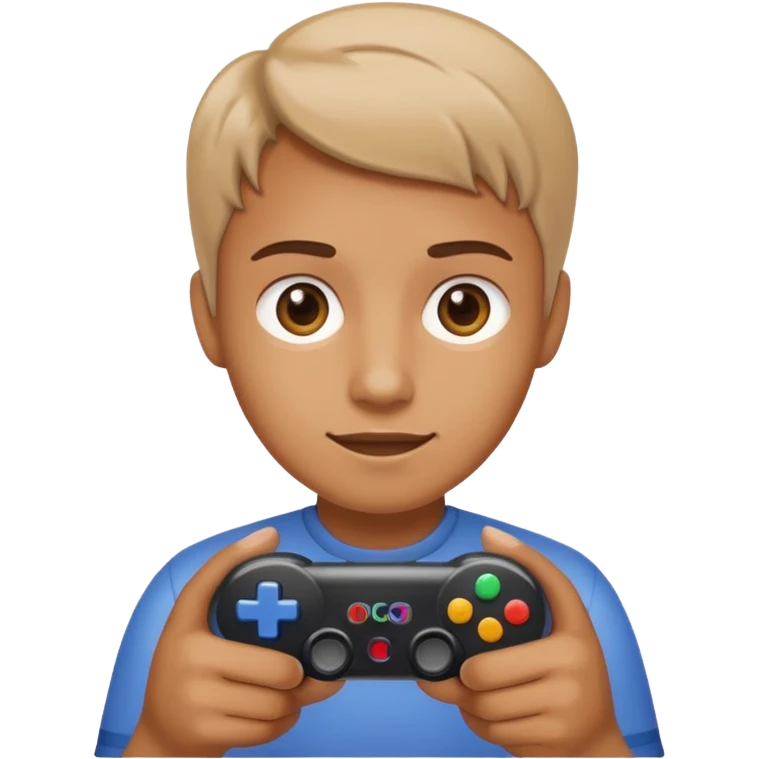 Une personne qui a un control dans la main avec un 0 emoji