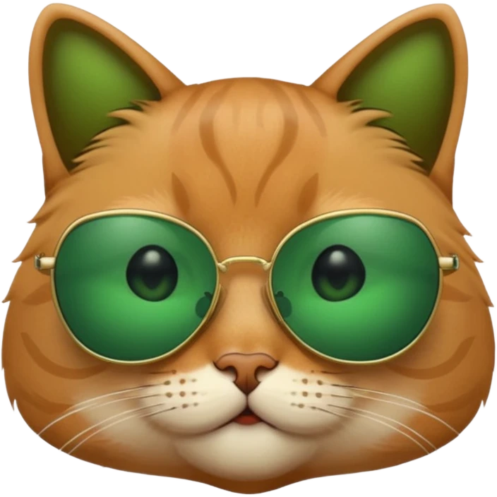 Cat wearing sunglasses emoji