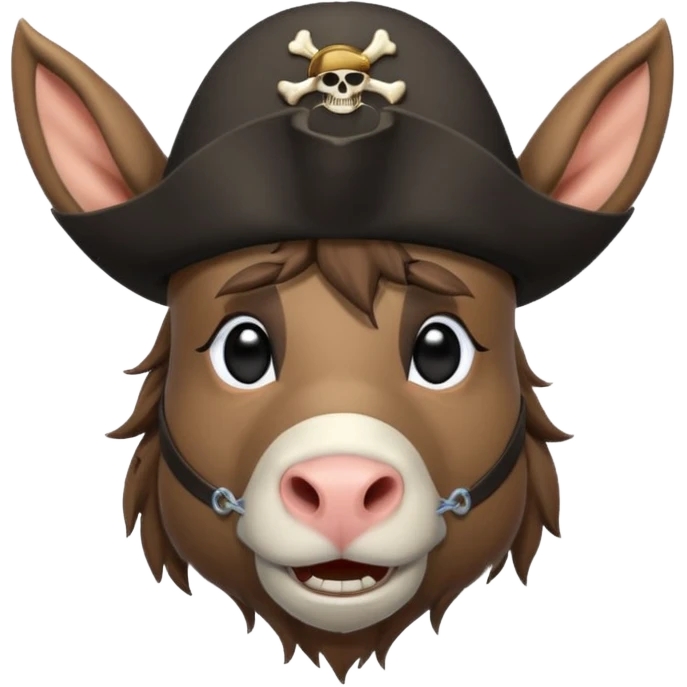 pirate donkey  emoji