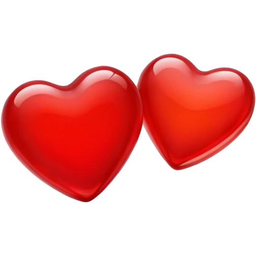 Gummy heart emoji