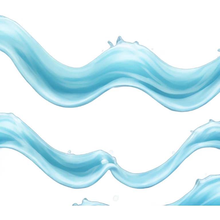 Water waves emoji
