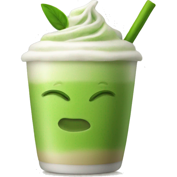 Matcha latte  emoji