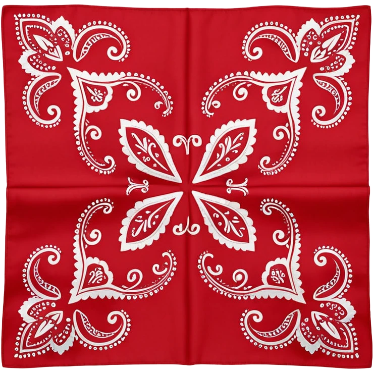 patterned bandana headscarf  emoji