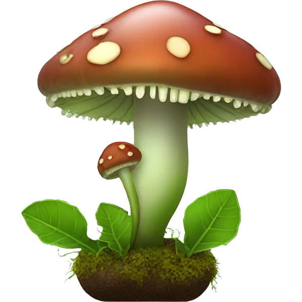 a dionaea muscipula eating mushrooms emoji