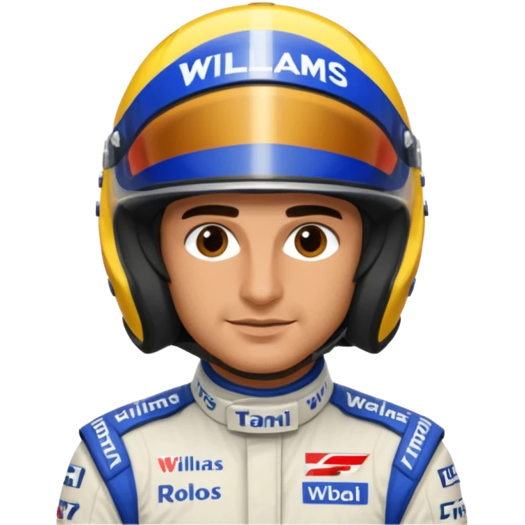 Carlos Sainz William's F1 driver emoji
