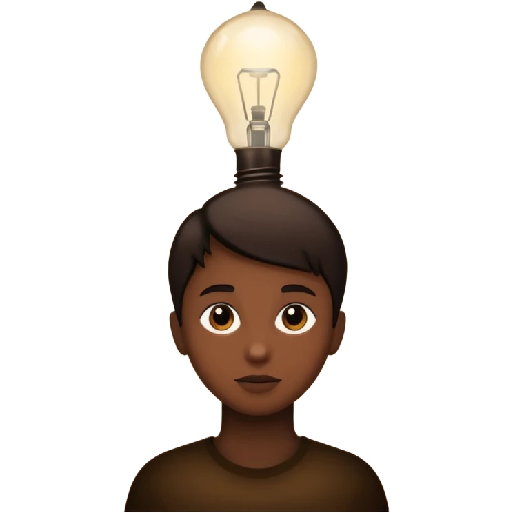 person silhouette under a dim lamp with shadows emoji