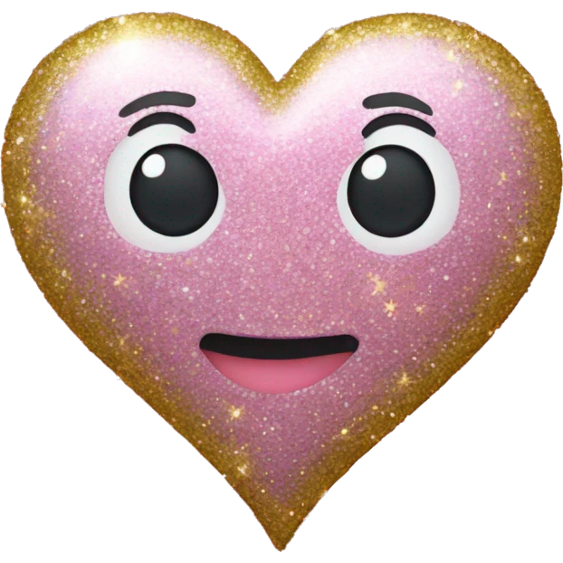 glittery heart emoji