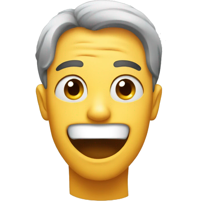 face emoji shrugging emoji