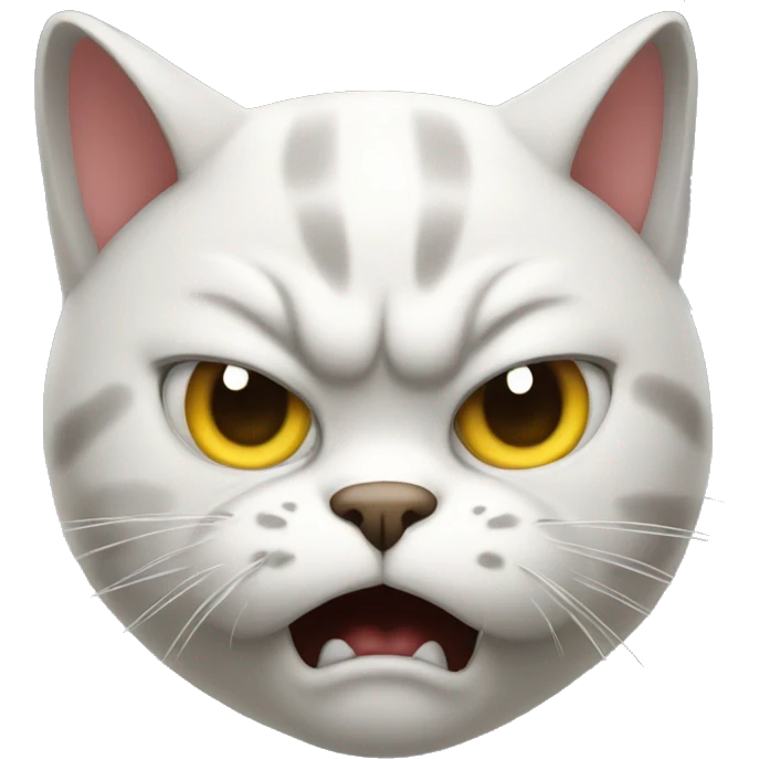 Cat angry emoji