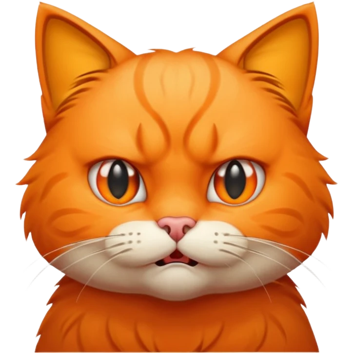 Angry kitty waiting in line at the bmv emoji