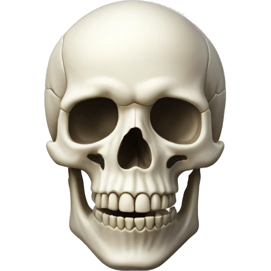 Skull whit physic formulario  emoji