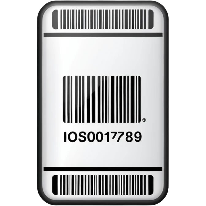 Barcode label emoji