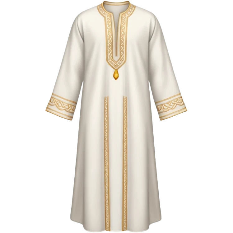 Thobe with no human just the dress emoji