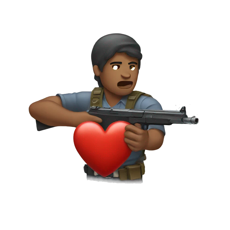 shooting heart emoji