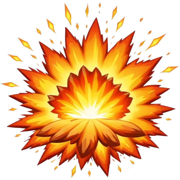 A big boom emoji