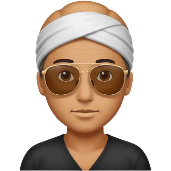 sunglasses on head  emoji