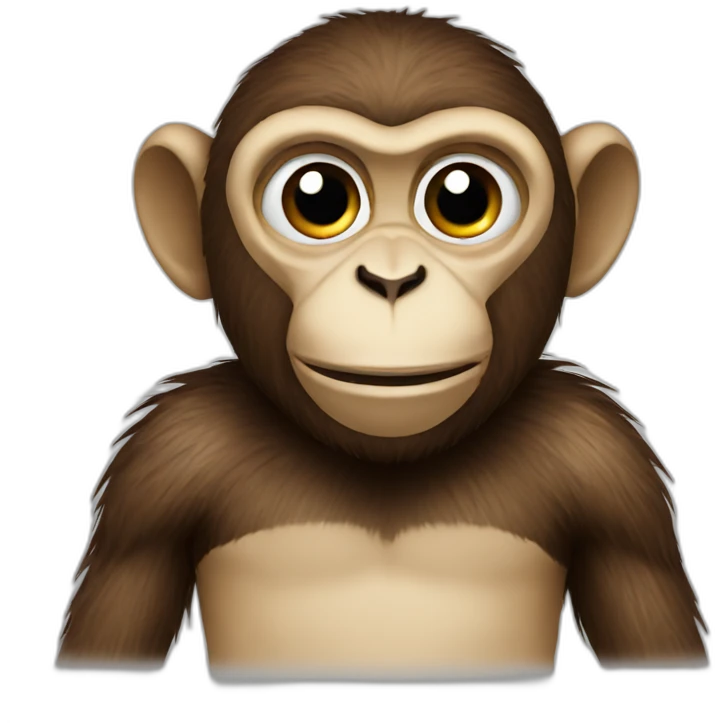 Coconut monkey emoji