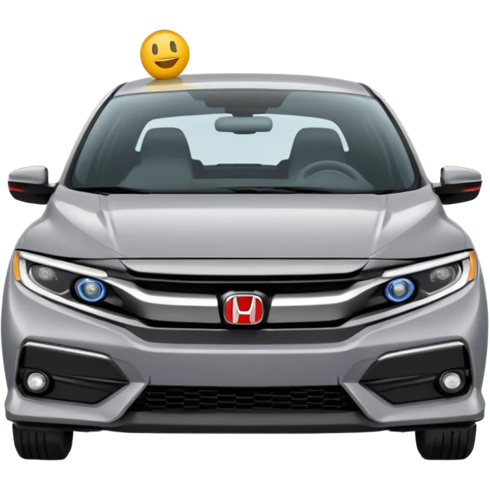 Make an emoji of a 2024 Honda civic with a grey exterior emoji