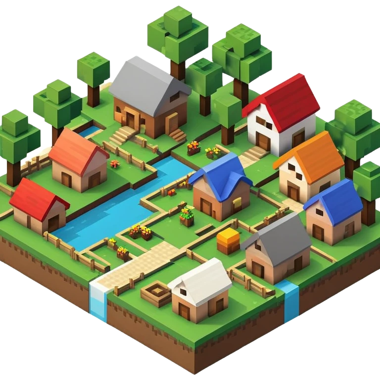 Minecraft village emoji