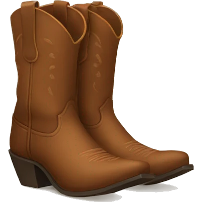 Cowboy boots emoji