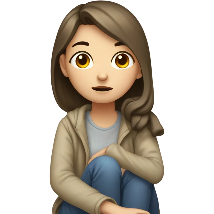 Girl being sick emoji