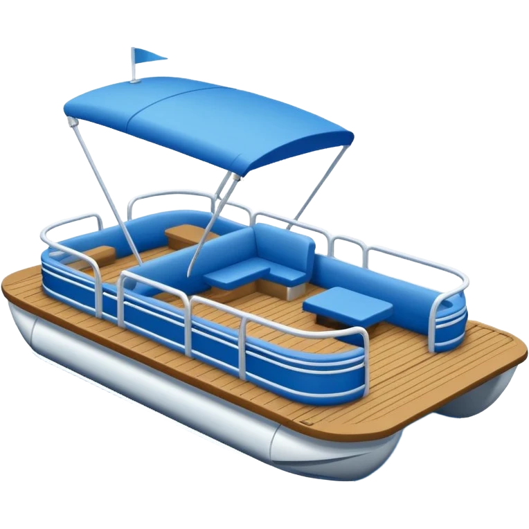 pontoon boat icon emoji