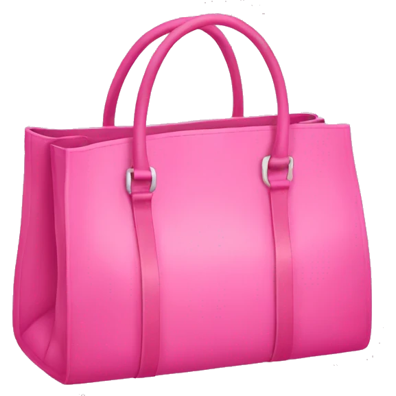 Pink bag emoji
