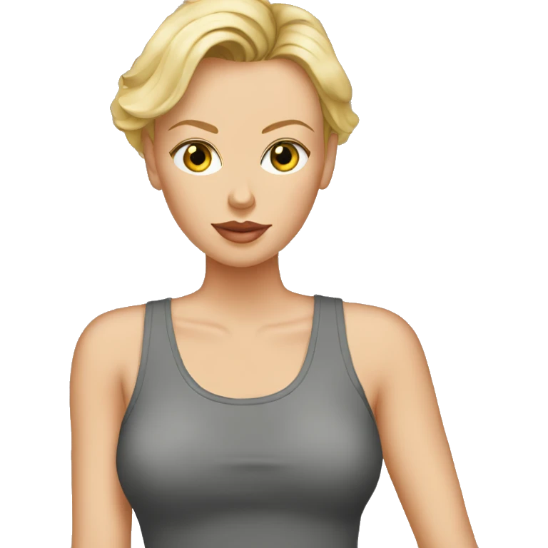 charlize theron wearing tank top emoji