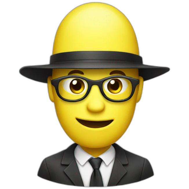 banana spy guy emoji