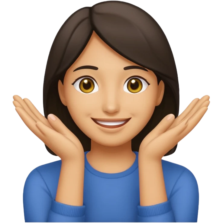 🫱🏼🫲🏼 cover 😁's mouth emoji