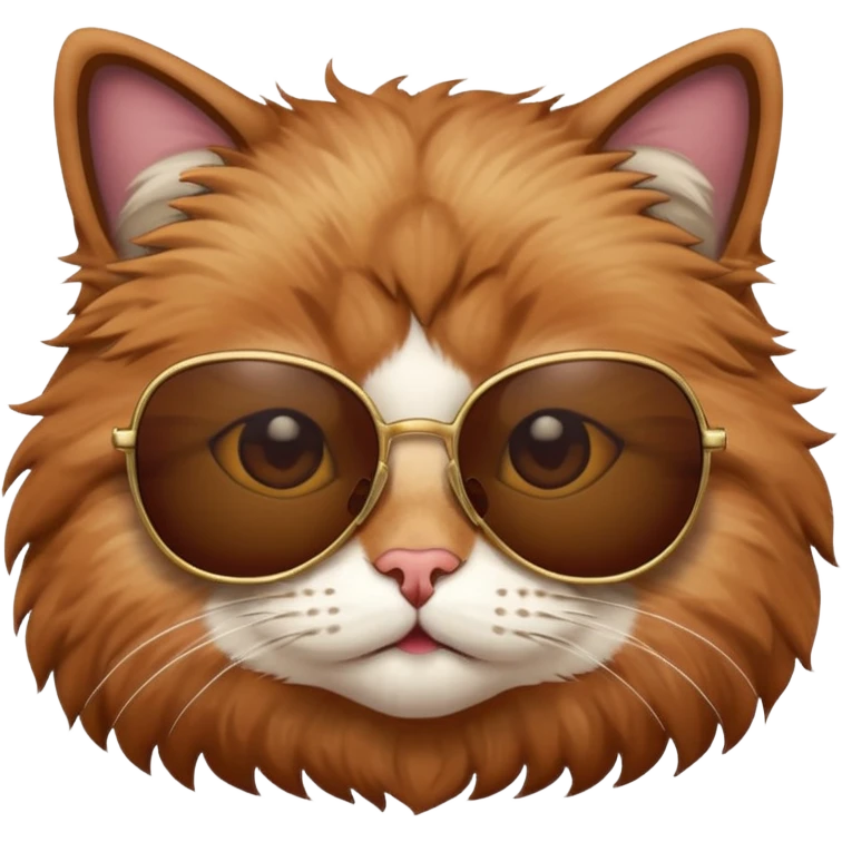 Cat wearing sunglasses emoji