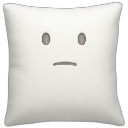 White pillow emoji