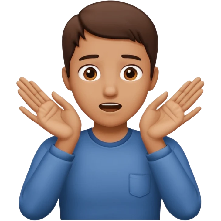 two hands gesturing a choking motion with no person included  emoji