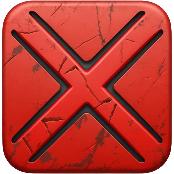 REd X mark emoji