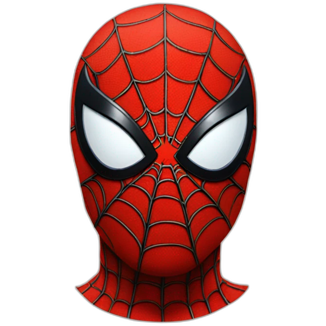 spiderman-face-in-a-circle-red emoji