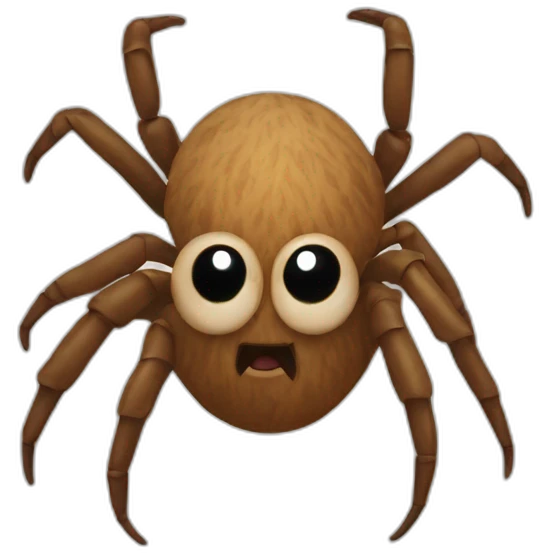 spider with bear head emoji