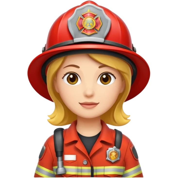 firefighter woman emoji