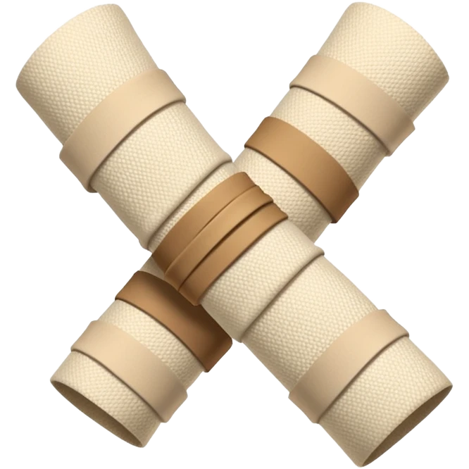 White-beige arm wraps emoji