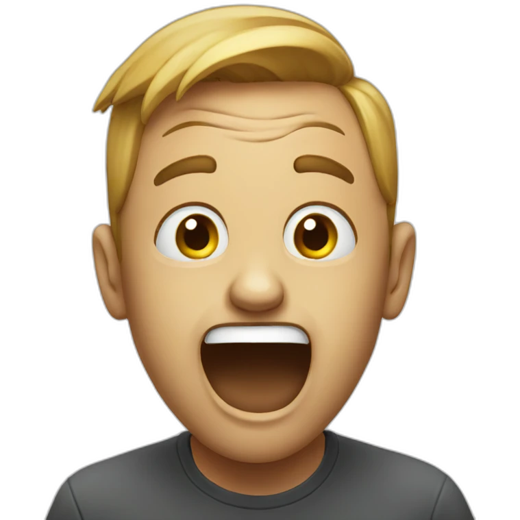 cringing emoji