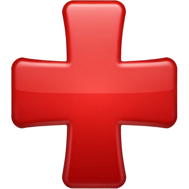 red medical cross emoji