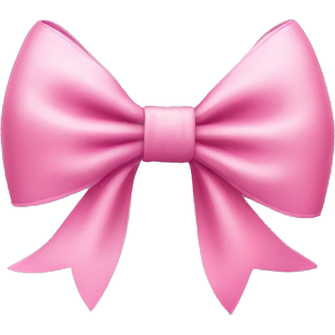 coquette bow emoji