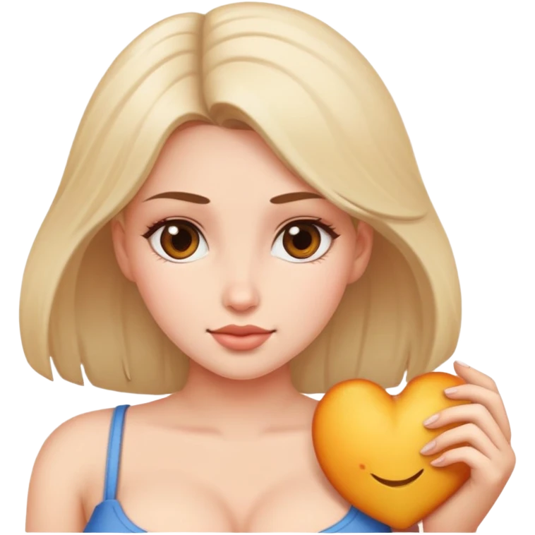 Девушка с большой грудью emoji