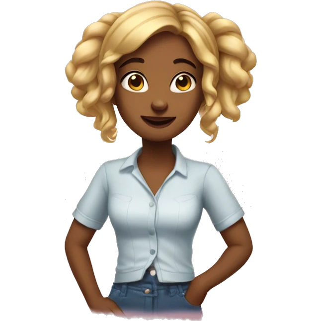 Girl honeybun emoji