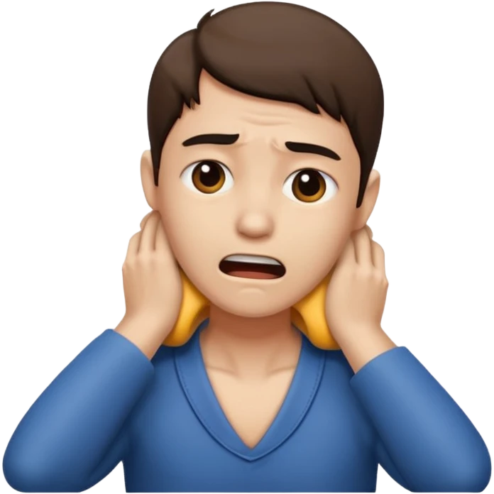 Person strangling their neck emoji