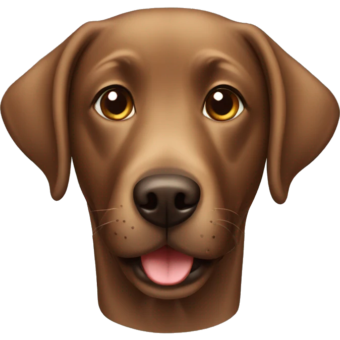  Brown labrador dog emoji